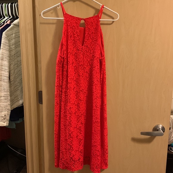 Maurices salmon floral dress - Picture 2 of 2